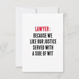 Carte De Remerciements Avocat Parce que nous aimons que notre justice soi