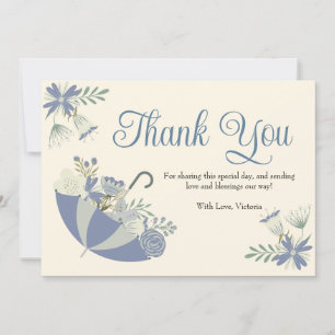Carte De Remerciements Avril Les douches apportent le Baby shower de mai