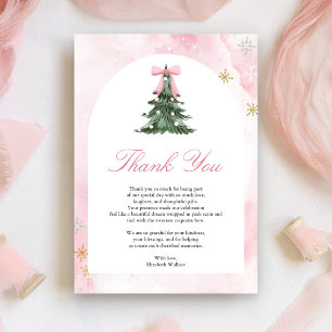Carte De Remerciements Baby It's Cold Outside Arc-en-ciel Baby Shower