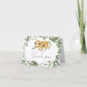Carte de remerciements Baby shower