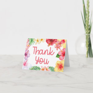 Carte De Remerciements Baby Shower Aloha
