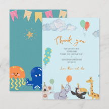 Baby shower animal mou