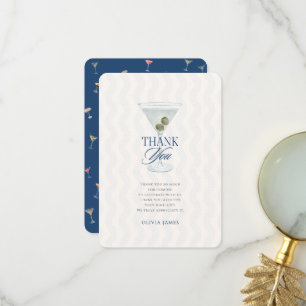 Carte De Remerciements Baby shower chic pour un garçon