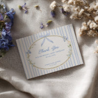 Baby-Shower Cottage Bleu