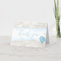 Baby shower d'attente bleu