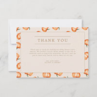 Baby shower d'automne citrouille Motif |