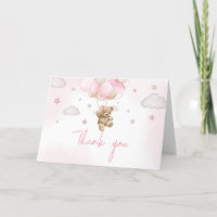 Baby shower de ballon d'ours rose Boho