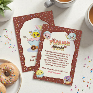 Carte De Remerciements Baby shower de dessin et arrosage pour bébé mignon