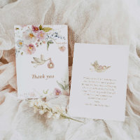 Baby shower de printemps fleur sauvage