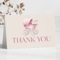 Baby shower de transport Vintage pour bébés rose