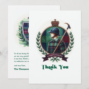 Carte De Remerciements Baby shower équestre de Preppy