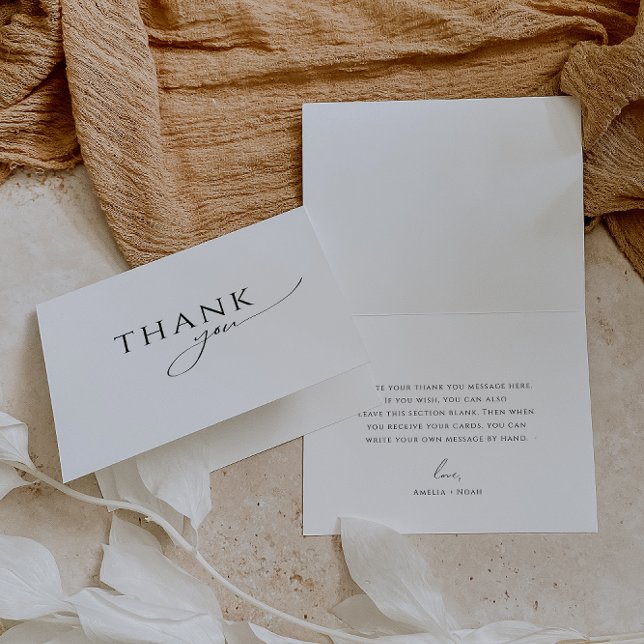 Carte De Remerciements Baby Shower Fantaisiste et Mixte avec Pliage Origi (Créateur téléchargé)