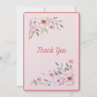 Baby shower floral rose