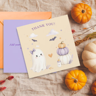 Carte De Remerciements Baby Shower Halloween