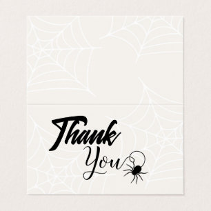 Carte de remerciements Baby shower Halloween