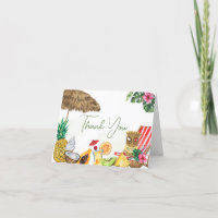 Baby shower hawaïen tropical d'Aloha