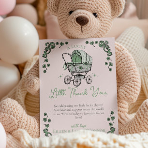 Carte de remerciements Baby shower Jour de la Sain