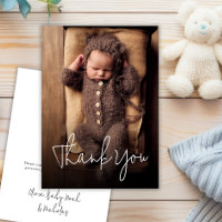 Baby shower manuscrit moderne photo