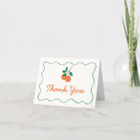 Baby shower moderne Citrus Little Cutie