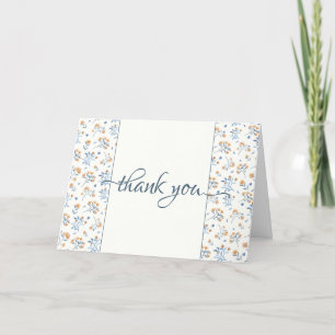 Carte De Remerciements Baby shower Motif Boho Little Fleur sauvage