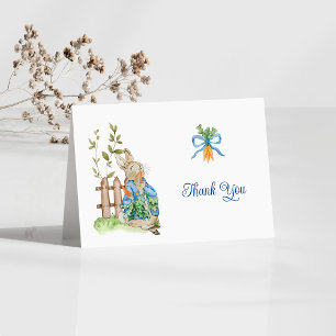 Carte De Remerciements Baby shower Peter Rabbit