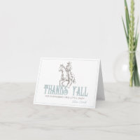 Baby shower petit cowboy Western Blue Boy