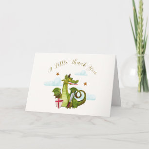 Carte De Remerciements Baby Shower Petite Fée Bohème Nuage Étoile Dargon