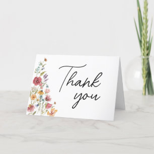 Carte De Remerciements Baby shower Spring Baby in Bloom