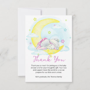 Carte De Remerciements Baby shower Sweet Dreams