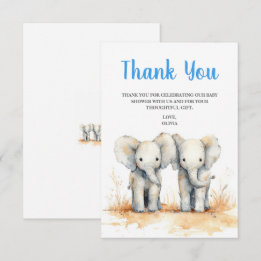 Carte De Remerciements Baby Shower Thank You Card
