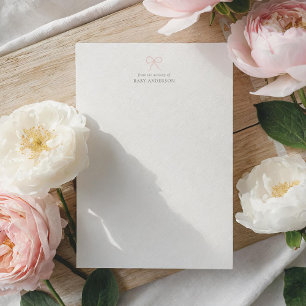 Carte De Remerciements Baby shower vintage de fille de la cou rose