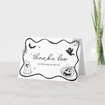 Baby shower Whimsical Halloween Scribble