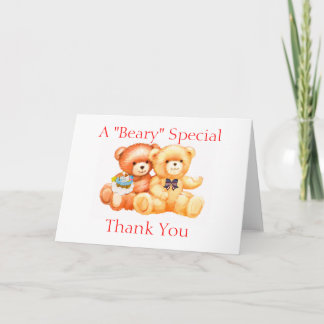 Carte De Remerciements Baby Thank You Note