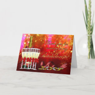 Carte de remerciements Bachelorette
