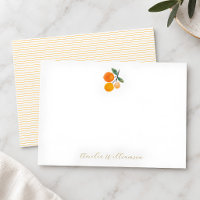 Bain de bébé personnalisé aquarelle orange citrus