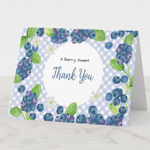 Carte De Remerciements Bain de couleur Baby Shower Fille Bleu Sucré aux B