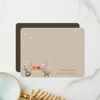 Carte De Remerciements Baiser Poissons Et Coraux Sea Ocean Beach Mariage