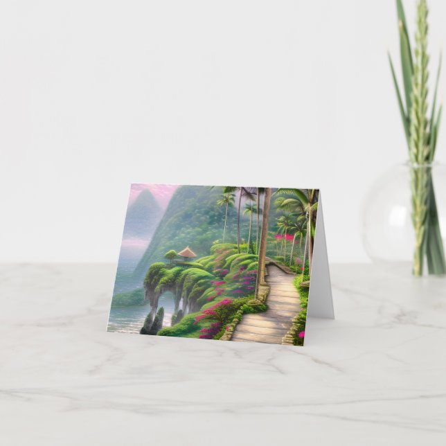 Carte De Remerciements Bali est l'une des destinations les plus appréciée (Devant)