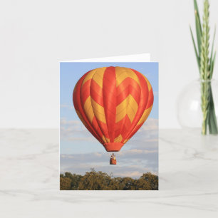 Carte De Remerciements Ballon orange à air chaud à Dawn Note Card