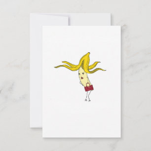 Carte De Remerciements Banane glamour, thème banane
