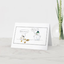 Bande dessinée Seagull and snowman