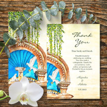 Baroque Blue Arch Mariage Mexicain