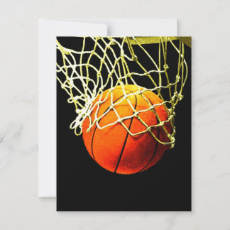 Carte De Remerciements Basket-ball I Love