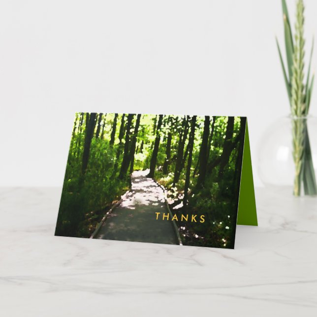 Carte de remerciements Bat mitzvah de la barre d'a (Devant)