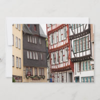 Bâtiments de ville à colombages