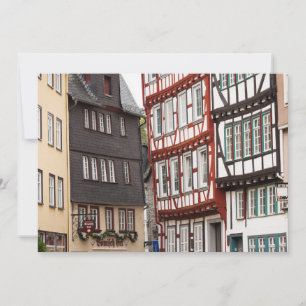 Carte De Remerciements Bâtiments de ville à colombages