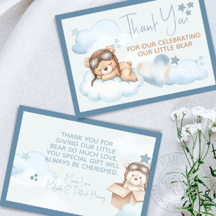 Carte De Remerciements Bearly Wait Baby Shower