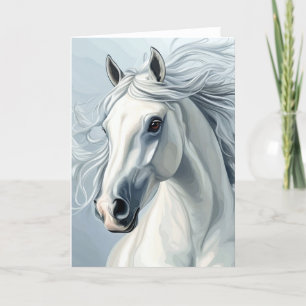 CARTE DE REMERCIEMENTS BEAU CHEVAL N° 1