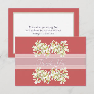 Carte De Remerciements Beaux Bouquets d'Orchidées Blanches Remerciements