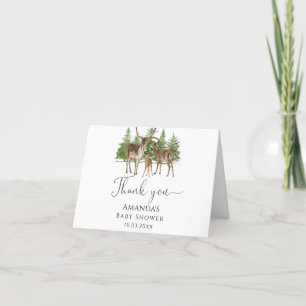 Carte De Remerciements Bébé Il fait froid à l'extérieur du Baby shower de